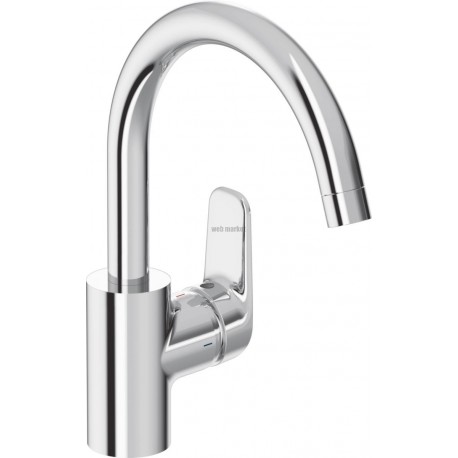 Mitigeur évier OKYRIS bec tube ht c3 chrome réf D0580AA