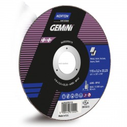 DISQUE À TRONCONNER 115X1.6X22.23 GEMINI INOX RÉF. 66253370105