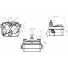 Station de relevage des eaux noires 2 moteurs SANICUBIC 2 Pro