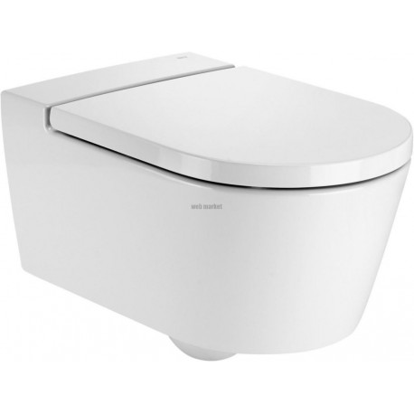 WC suspendu INSPIRA ROUND RIMLESS 56 x 37 blanc Réf. A346527000