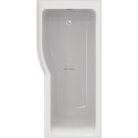 Baignoire Douche Asymétrique Gauche Connect Air - 170x80/70 réf. E113401
