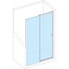 Paroi de douche Design 160 cm coulissant