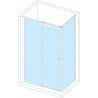 Paroi de douche retour Design 80 cm