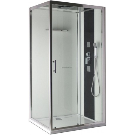Paroi pour Cabine Concerto 2 accès de face porte coulissante 120 x 80 cm
