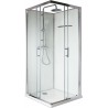 Paroi pour Cabine Concerto 2 accès d angle coulissant 90 x 90 cm