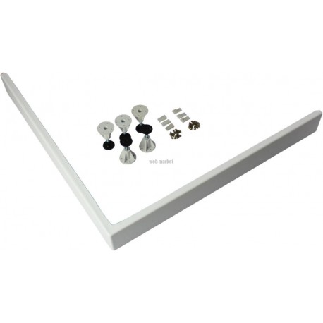 Set pied et tablier pour receveur de Cabine Concerto 2 90 x 90 x 10 cm