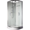 Set pied et tablier pour receveur de Cabine Concerto 2 1/4 cercle 90 x 90 x 10 cm