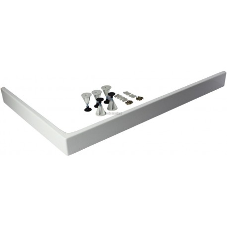 Set pied et tablier pour receveur de Cabine Concerto 2 120 x 90 x 10 cm