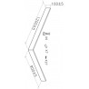 Set pied et tablier pour receveur de Cabine Concerto 2 120 x 90 x 10 cm