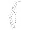 Set pied et tablier pour receveur de Cabine Concerto 2 140 x 90 x 10 cm