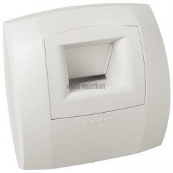 ALDES Bouche hygroréglable bain B21 Curve S 5-45 D80 mm - Blanc
