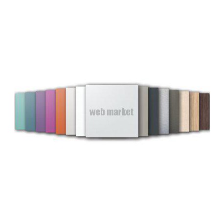 Plaque design pour la grille fixe ColorLINE® D 80 ou D 125 mm - gris