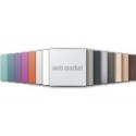 Plaque design pour la grille fixe ColorLINE® D 80 ou D 125 mm - gris
