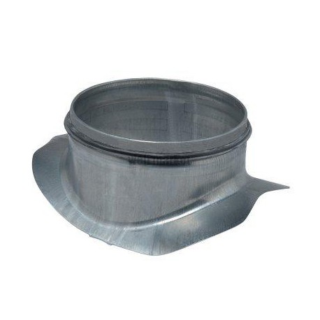 ALDES Piquage équerre circulaire galvanisé à joint - Diamètre 160/315