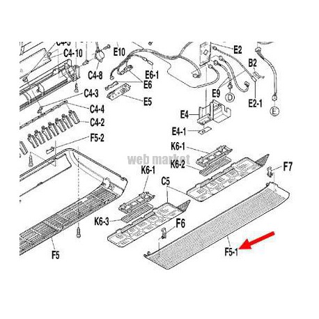 GRILLE ASPIRATION FLY35G-Daikin