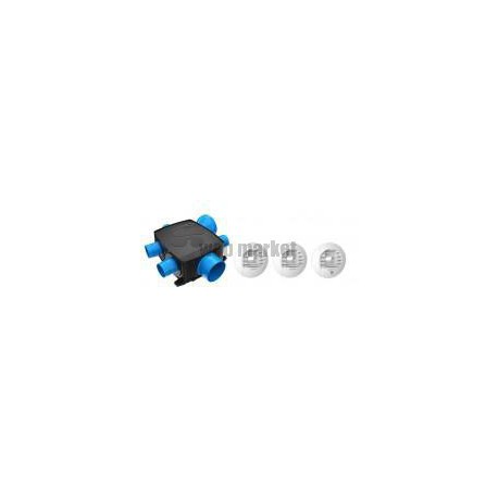 Kit piles Hygrocosy FLEX VMC hygro plat 4 sanitaires (3 bouches)