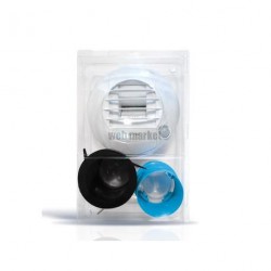 Kit twist&go + bouche hygro sdb/wc 15/45-40 piles detection presence d80 griffes