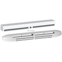 Eh 5/45 +ra+ c-42gr - entrée d'air hygro. acoust. 5/45 + rallonge - 39db gris