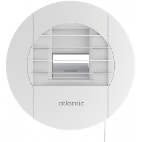 Bhbw 5/40-30m 125l - bouche d'extraction hygroréglable sdb/wc manuelle 125