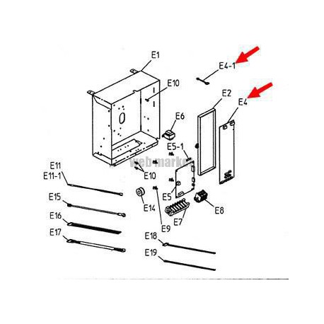 PLATINE DE CONTROLE EC08043  2P202878-3-Daikin