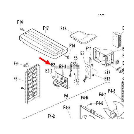 PLATINE CONTROLE  2F005346-39-Daikin