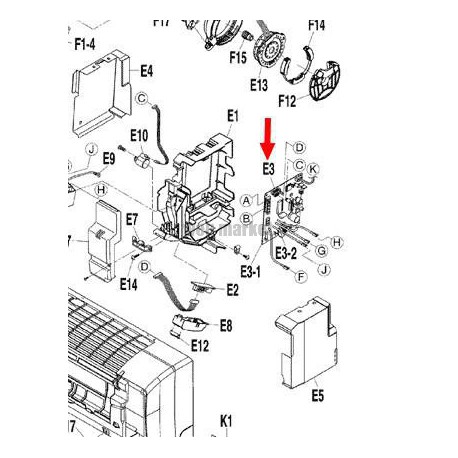 PLATINE DE CONTRÔLE 3F011643-39-Daikin
