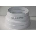 Rp 125/100 - reduction plastique diamètre 125 a 100