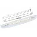 Entrée d'air autoréglable acoustique 45m3/h + grille - 37 dBA - Blanc