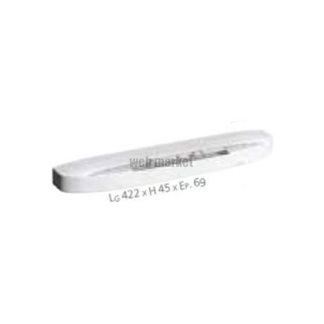 Entrée d'air autoréglable acoustique 45m3/h + rallonge - 39 dBA - Blanc