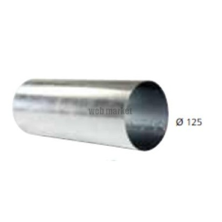 Mmm 125 - manchon tôle pour silencieux scd circ diamètre 125