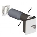 Mac 45 - manchon acoustique pour ensembles silencieux scd 45 et 6/45 m3/h