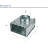 Bbg-l/is600x300 - plenum isole 600x300 piq.lat
