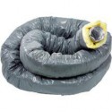 T 82 alu cr 50 - conduit souple aluminium calorifuge diamètre 80 epaisseur 50