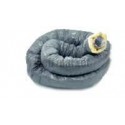 T 127 alu cr 25 - conduit souple aluminium calorifuge diamètre 125 epaisseur 25