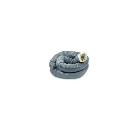 T 127 alu cr 50 - conduit souple aluminium calorifuge diamètre 125 epaisseur 50