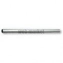 Tube inox poli brillant D 20, longueur 800 mm, épaisseur 1 mm, pour porte-rideau par assemblage réf. 2398