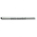 Tube inox poli brillant D 20, longueur 1000 mm, épaisseur 1 mm, pour porte-rideau par assemblage réf. 2400