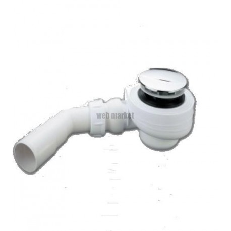 Bonde de vidage peu profonde TB50 pour receveur Braddan 74x74x107mm réf. 25403