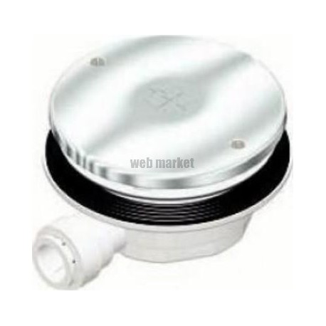 Bonde de vidage à pompe standard pour receveur Braddan 80x80x50mm réf. 25122