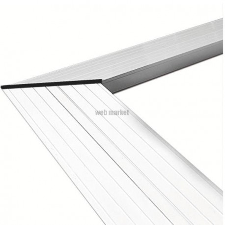 Kit de rampe d angle 1000x1000x40mm pour receveurs Braddan réf. 25003