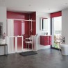 Paroi de douche en niche réversible option N 1300 x 900 mm Réf. 92119N