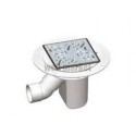 Bonde de vidage par gravité SS-TF75 160x160x160mm avec adaptateur acier inoxydable, pour carrelage réf. LB00101
