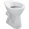 Cuvette PUBLICA indépendante surélevée à fond creux blanc sortie horizontale avec trous d abattant blanc réf. 315500000