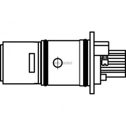 Cartouche Tempomix pour lavabo environ 20 secondes Réf : 743795