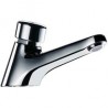 Robinet de lavabo Tempostop 15 x 21 sans écrou : réf. 745100