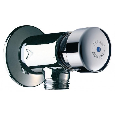 Robinet temporisé Tempostop pour urinoir 15 X 21 équerre pour arrivée encastrée : réf. 778000