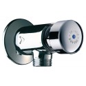 Robinet temporisé Tempostop pour urinoir 15 X 21 équerre pour arrivée encastrée : réf. 778000