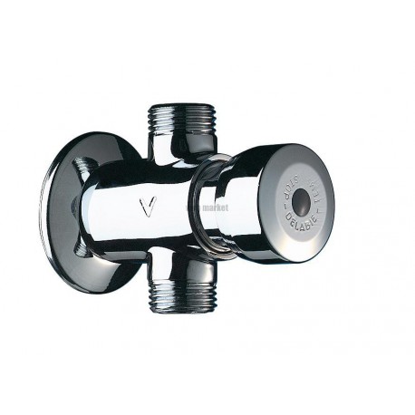 Robinet temporisé TEMPOSTOP pour urinoir 15x21 droit pour raccordement en ligne Réf : 777000