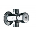 Robinet temporisé TEMPOSTOP pour urinoir 15x21 droit pour raccordement en ligne Réf : 777000