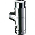 Robinet temporisé Tempoflux à bouton amorceur WC apparent avec écrou de sortie diamètre 28 : réf. 761000